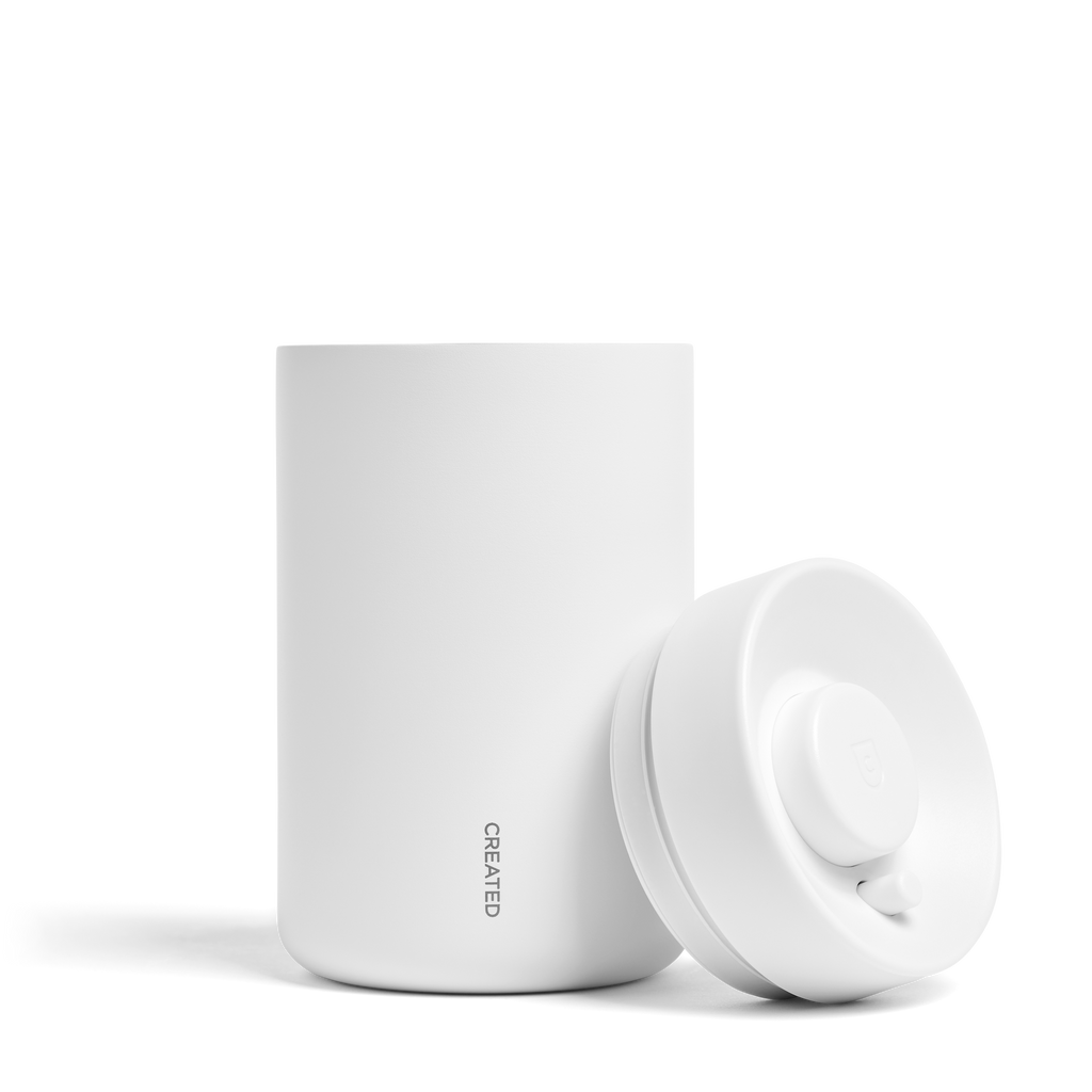 Coffee Canister - White